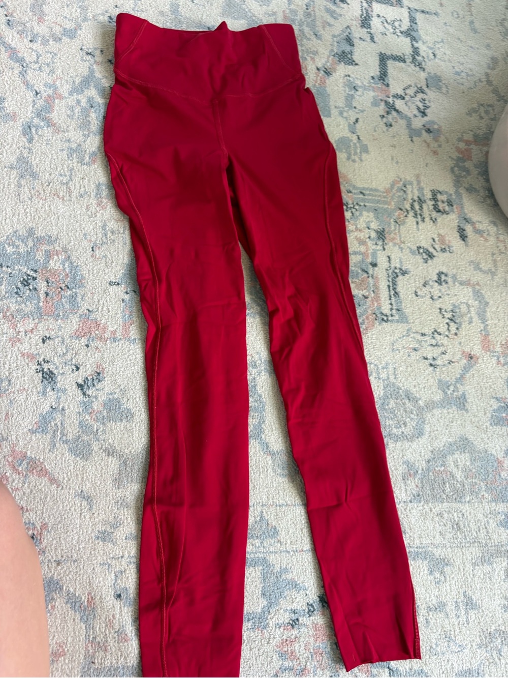 lululemon athletica Bright Red Performance Leggings - Picture 2 of 3